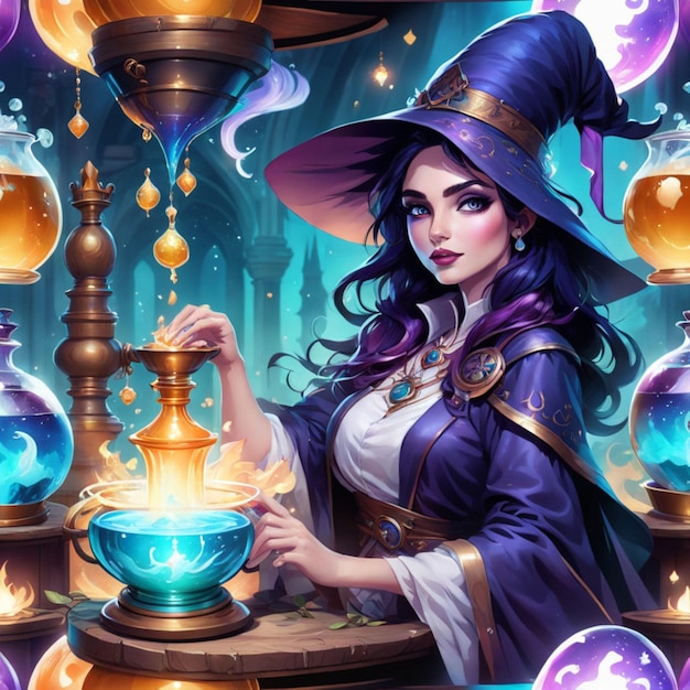 El mundo mágico de una joven bruja y su tienda de magia.