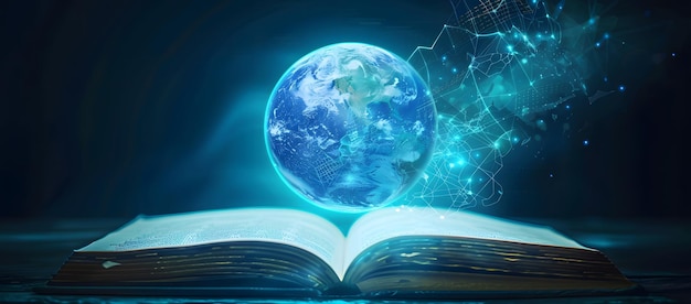 un mundo con un mundo en las páginas