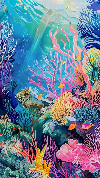 El mundo submarino de los arrecifes de coral, lleno de color y vida