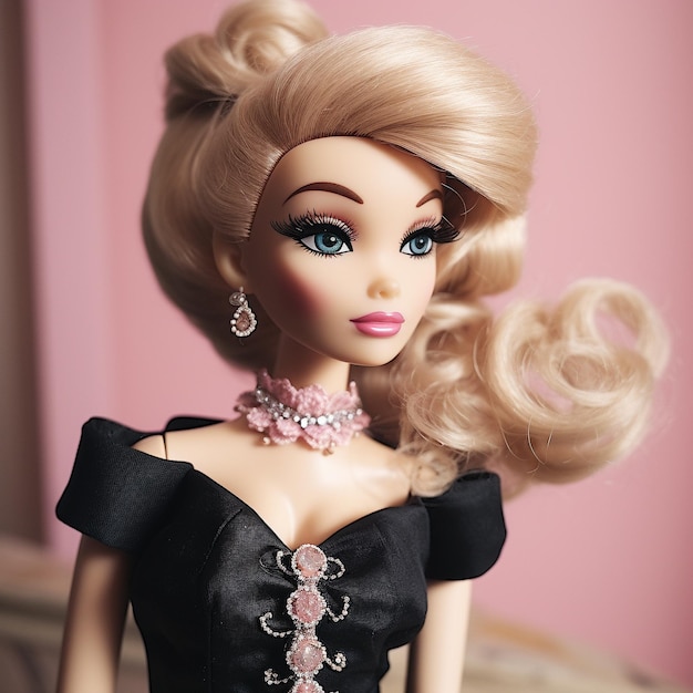 Foto la muñeca barbie generative ai ilustración