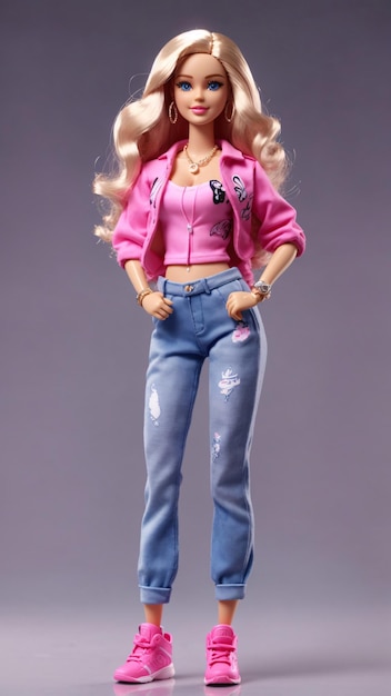 Muñeca Barbie en Hip Hop Urban Street Outfit