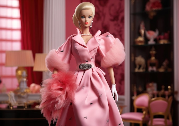 Muñeca Barbie que irradia encanto y belleza