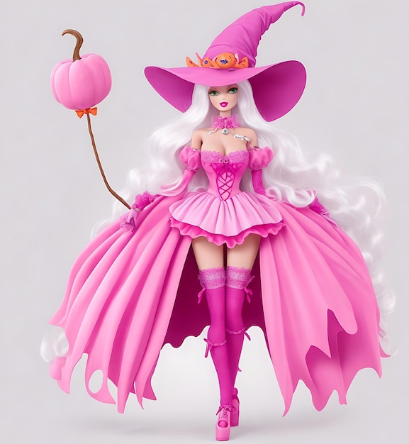 La muñeca Barbie Rosa de Halloween ha sido generada