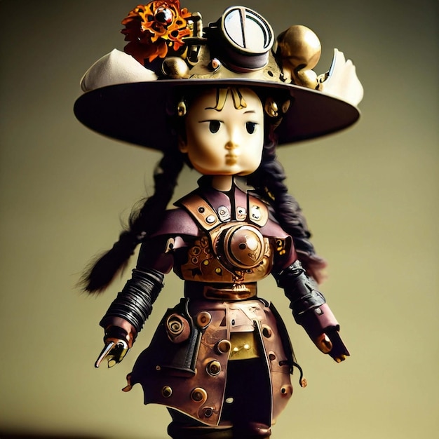 muñeca japonesa steampunk