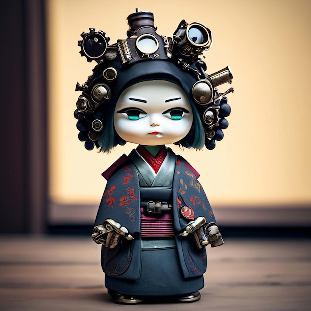 muñeca japonesa steampunk