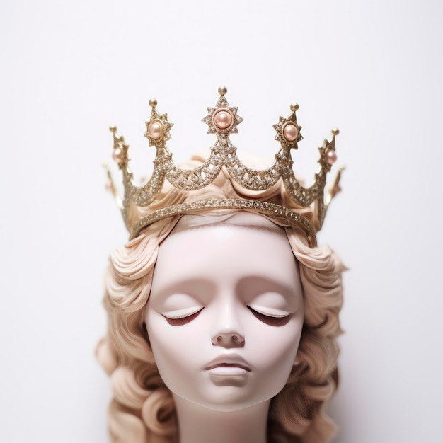 Una muñeca princesa con corona.