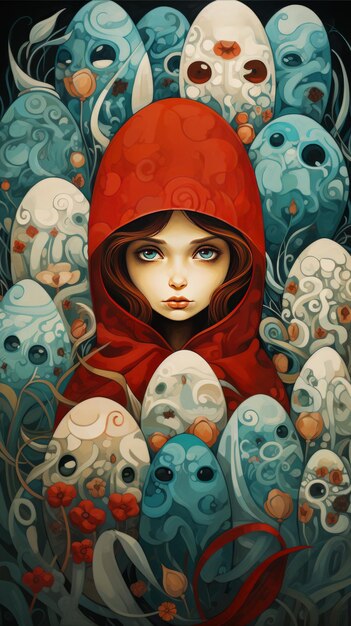 Muñecas rusas matryoshka que anidan