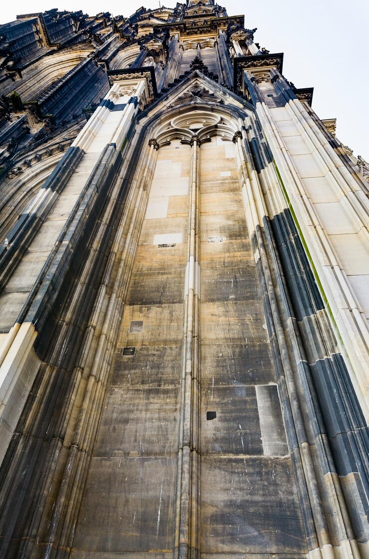 Foto muralha da catedral de colônia