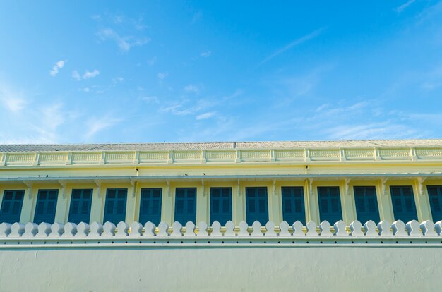 muralha de muro de cidade velha na Tailândia