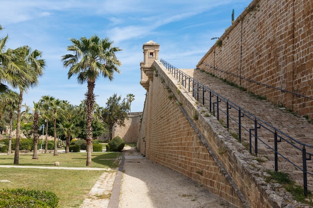 Muralhas na cidade velha akko ou acre israel