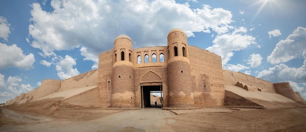 Muralla de la fortaleza de Uzbekistán Khiva