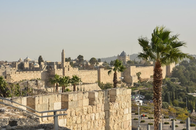 Las murallas de la Ciudad Vieja de Jerusalén