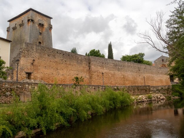 Foto murallas de covarrubias del siglo x al xiii burgos españa