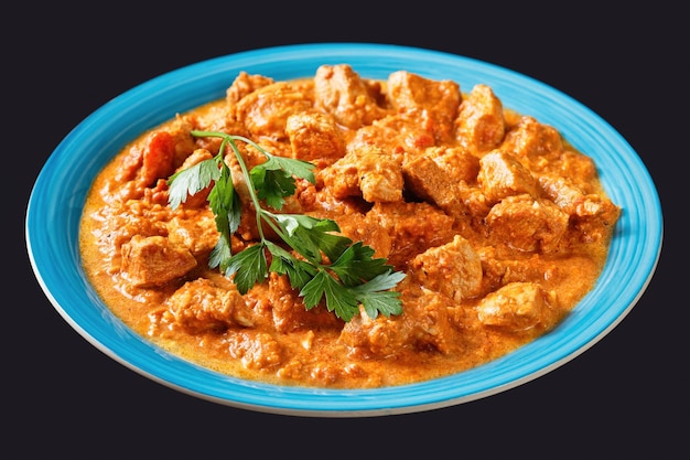 Murgh Makhani Curry vom Huhn in Tomatensoße