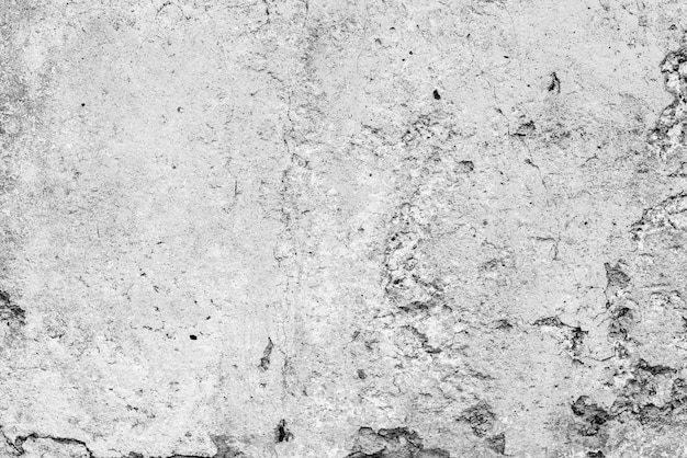 Muro de concreto com rachaduras e arranhões