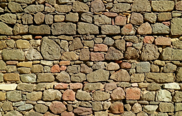 Muro de pedra histórico da fortaleza medieval de Rabati na cidade Geórgia de Akhaltsikhe