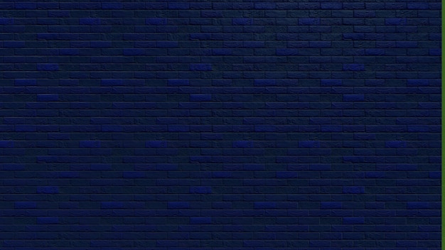 Muro de tijolo azul para fundo ou cobertura de papel de parede interior
