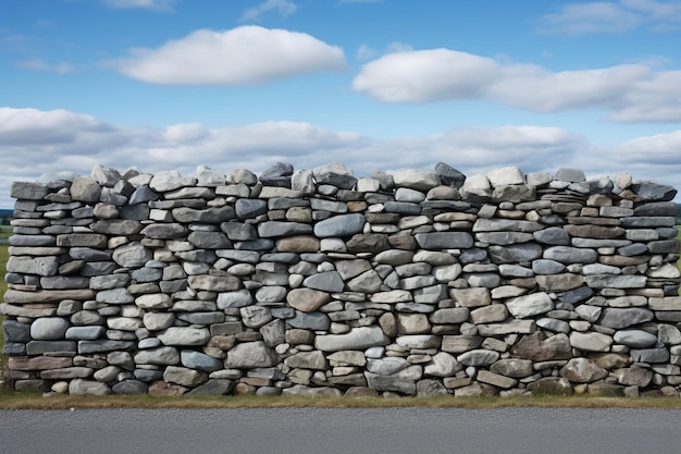 Un muro hecho de piedra