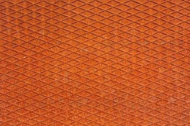 Muro de hierro con óxido. superficie con textura naranja. Foto de alta calidad