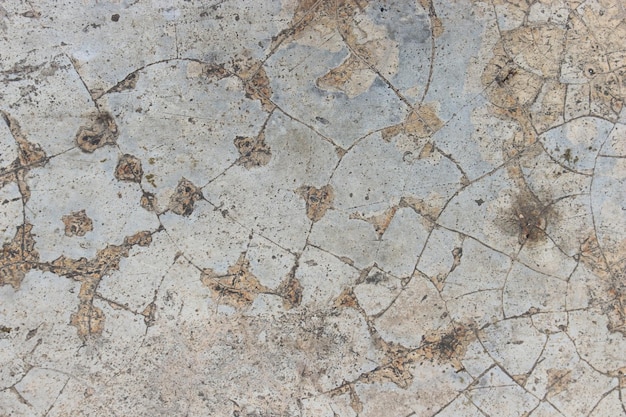 Muro de hormigón de cemento gris con grietas y fondo de textura de molde