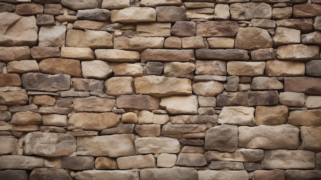 Muro de piedra de los adoquines de la textura uniforme de la fortaleza.