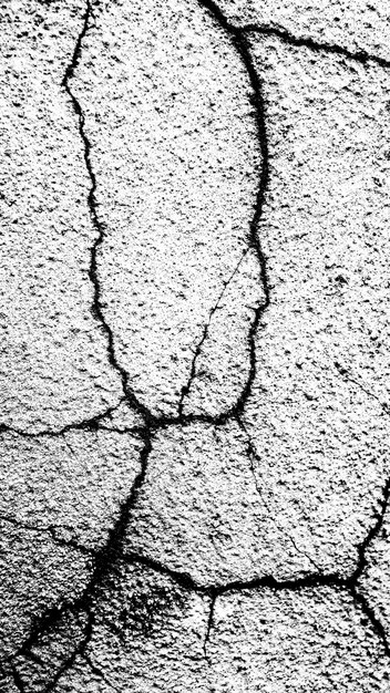 Foto muro de piedra con una grieta. textura en blanco y negro para el diseño