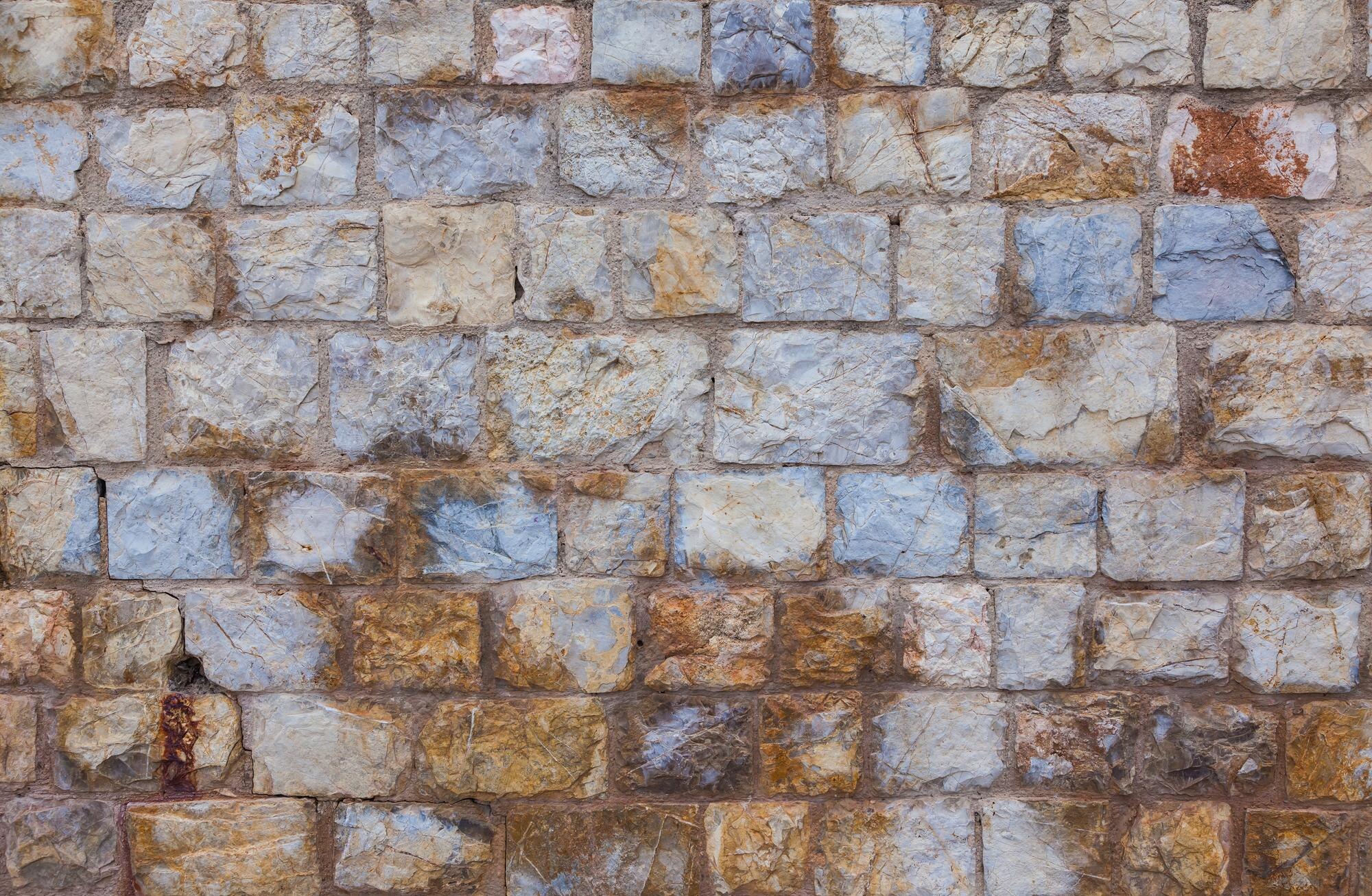 Muro de piedra de piedra natural fondo de mampostería antigua | Foto