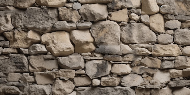 Un muro de piedras apiladas una encima de la otra