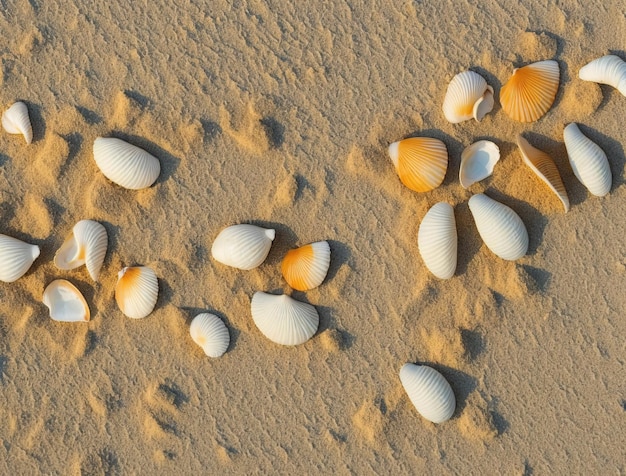 Muscheln am Strand