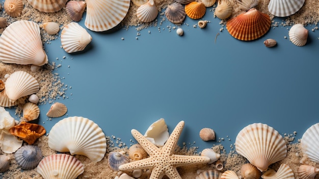 Muscheln HD 8K Wallpaper Stock Fotobild