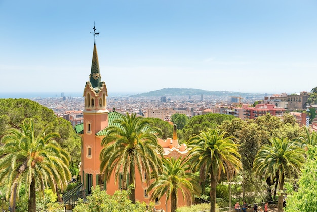 Museo de Antoni Gaudí en el parque Güell, Barcelona, España