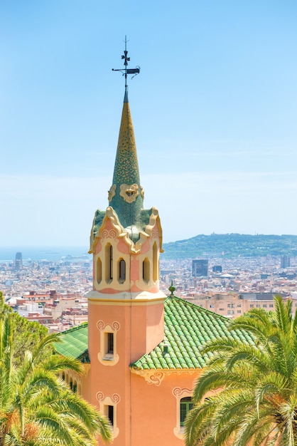 Museo de Antoni Gaudí en el parque Güell, Barcelona, España