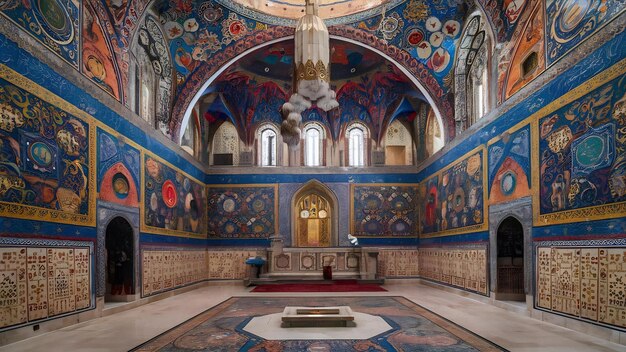 Foto museo mevlana el mausoleo de rumi en konya, turquía