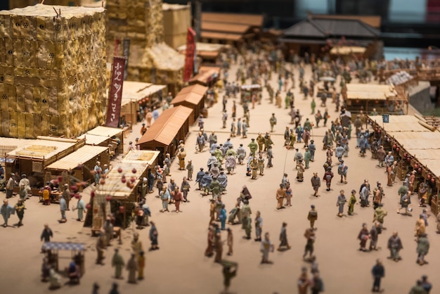 Museo de vivienda y vida de Edo Tokio que presenta el estilo de vida de las personas en períodos Edo