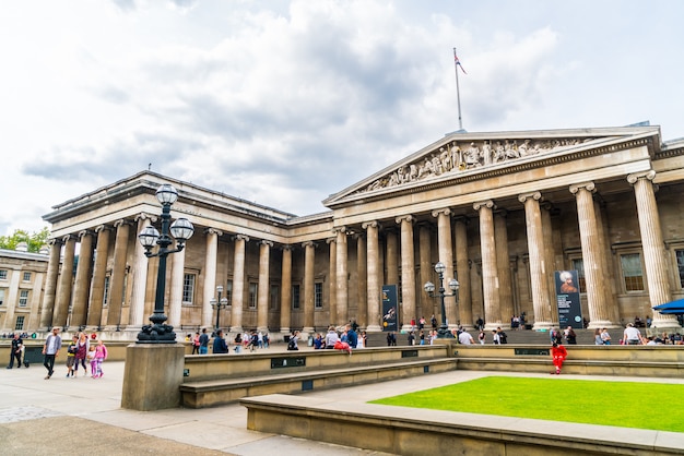 Museu britânico na cidade de londres, inglaterra