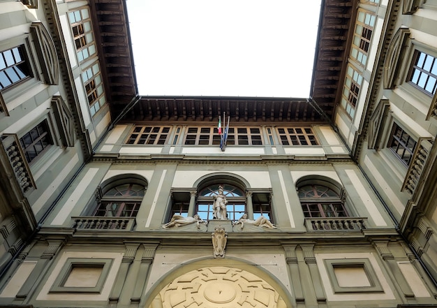 Museu da Galeria Uffizi em Florença, abril de 2016