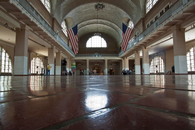 Foto museu de imigração de ellis island