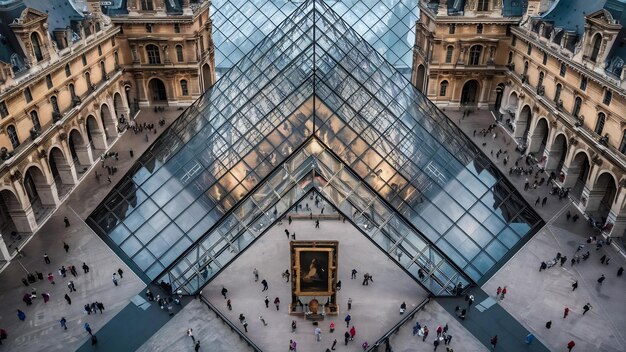 Foto museu do louvre