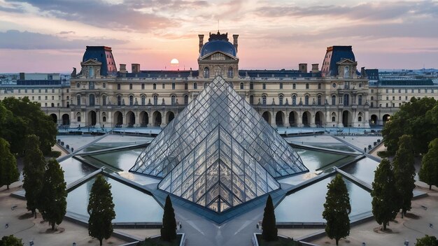 Foto museu do louvre