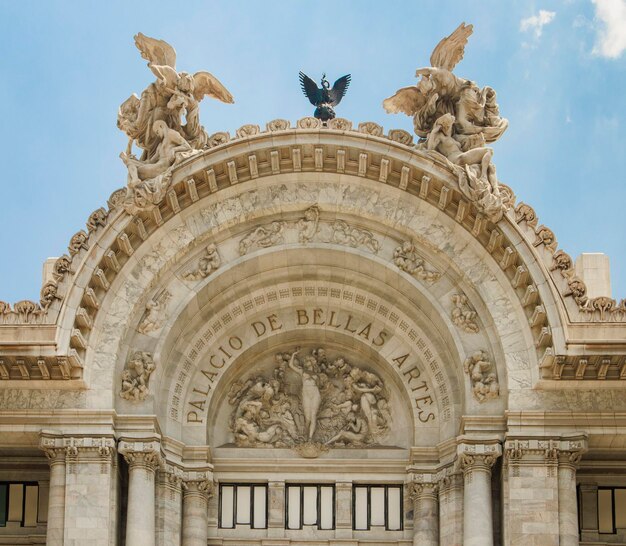 Foto museu do palácio de belas artes, na cidade do méxico