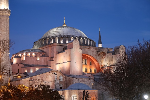 Museu Hagia Sophia na cidade de Istambul, Turquia
