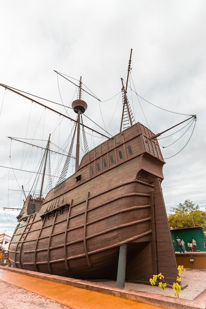 Museu Marítimo Flor De La Mar na cidade velha de Melaka, Malásia