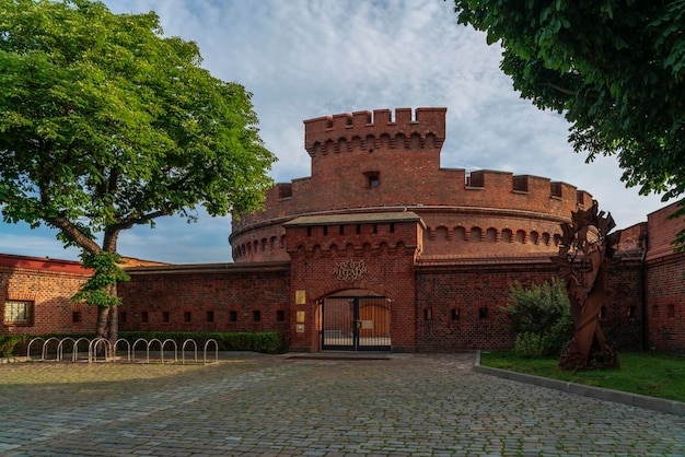 Museu Regional do Âmbar de Kaliningrado localizado na torre da fortaleza de Don Kaliningrado Rússia