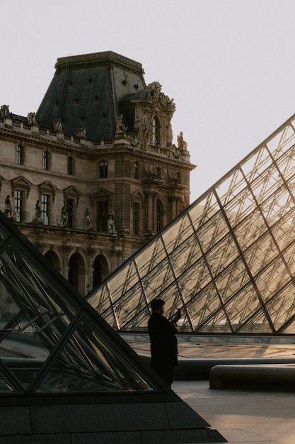 Foto museum louvre paris frankreich fotografie