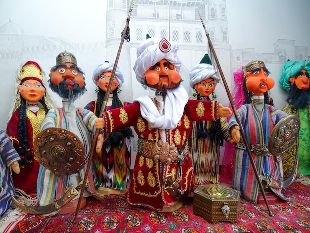 Museuoficina de marionetes na cidade de Bukhara