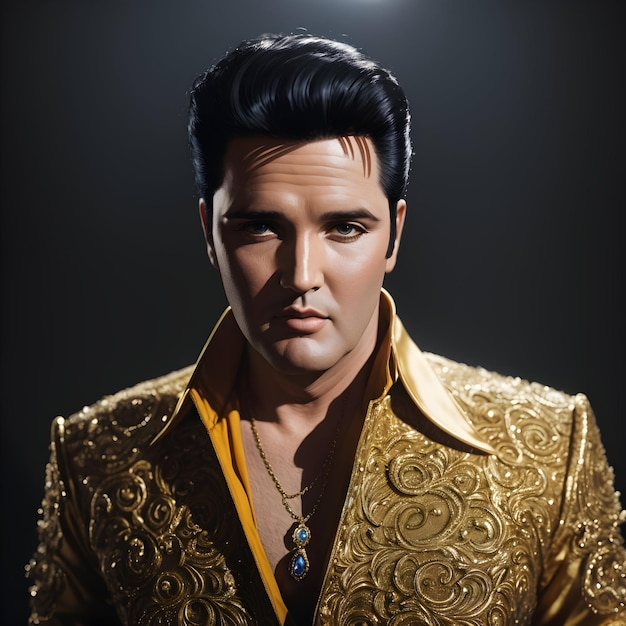 La música de Elvis Presley el icono del rock 'n' roll el rey del rock las canciones famosas de Elvis la cultura de Elvis