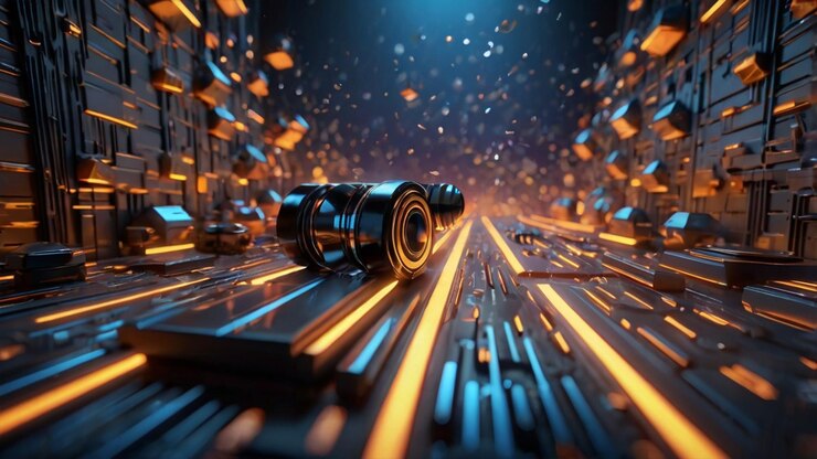 Música de fondo 3D, micrófono 3D, mezclador de audio y altavoces