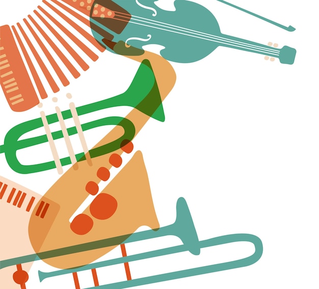 Música fronteira png fundo instrumento retro em laranja pastel