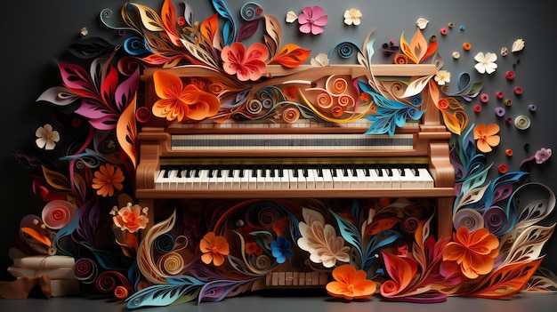 Música de papel quilling