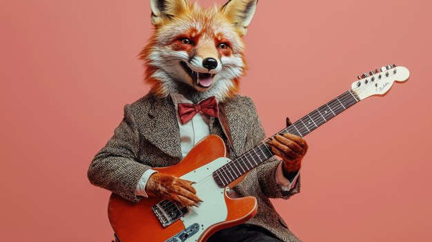 Un músico zorro